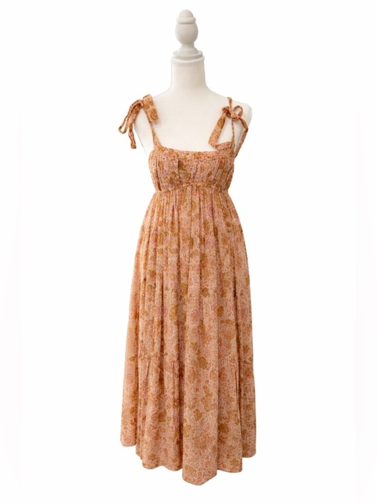 Ulla Johnson Dresses & Skirts - Ulla Johnson Cordelia Floral Tie Strap Midi Dress Size 0 Boho Anthropologie